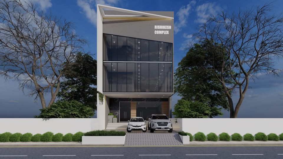 Rishikesh Complex | Modern Commercial Building Design